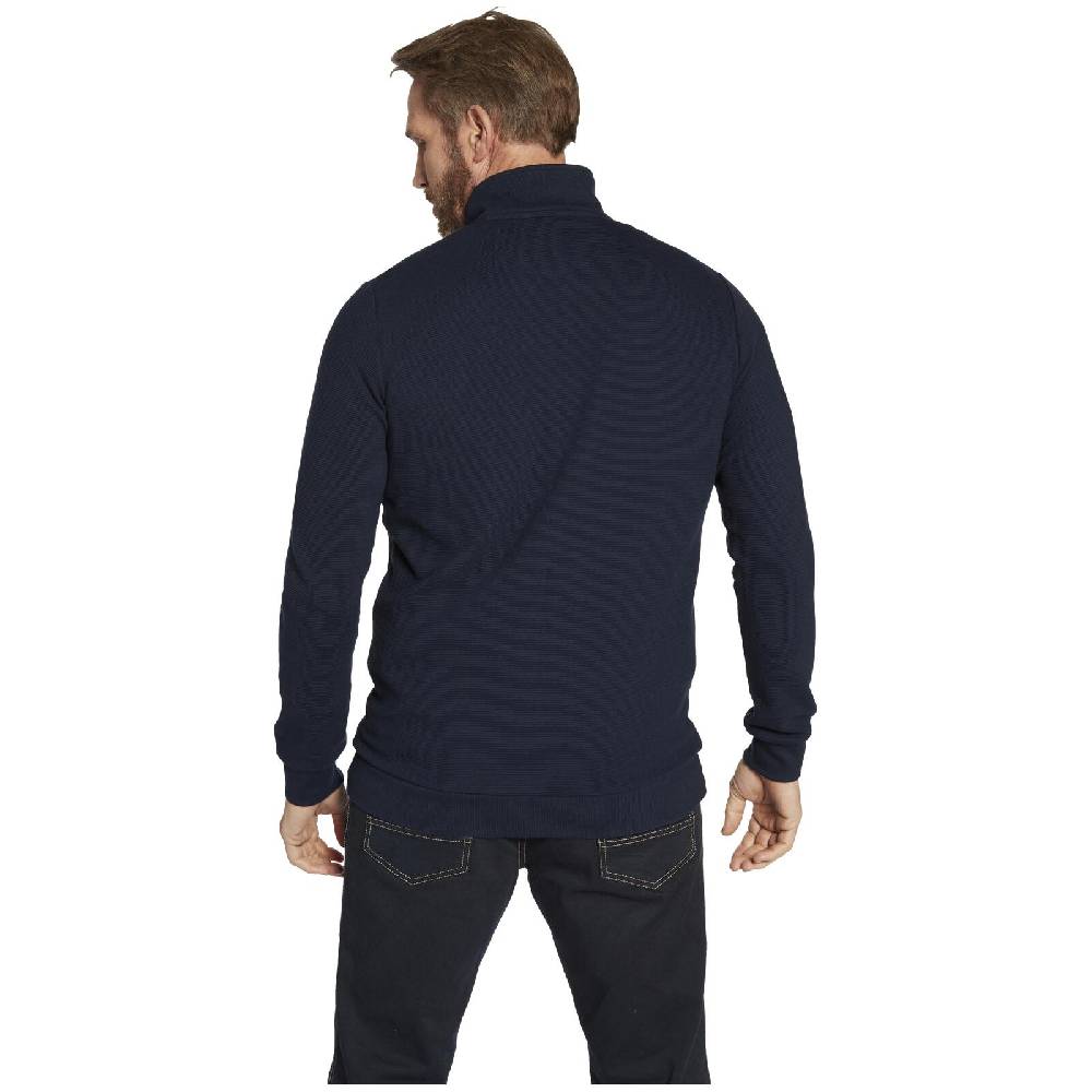 Jan Vanderstorm Sweatjacke HEELKO Dunkelblau