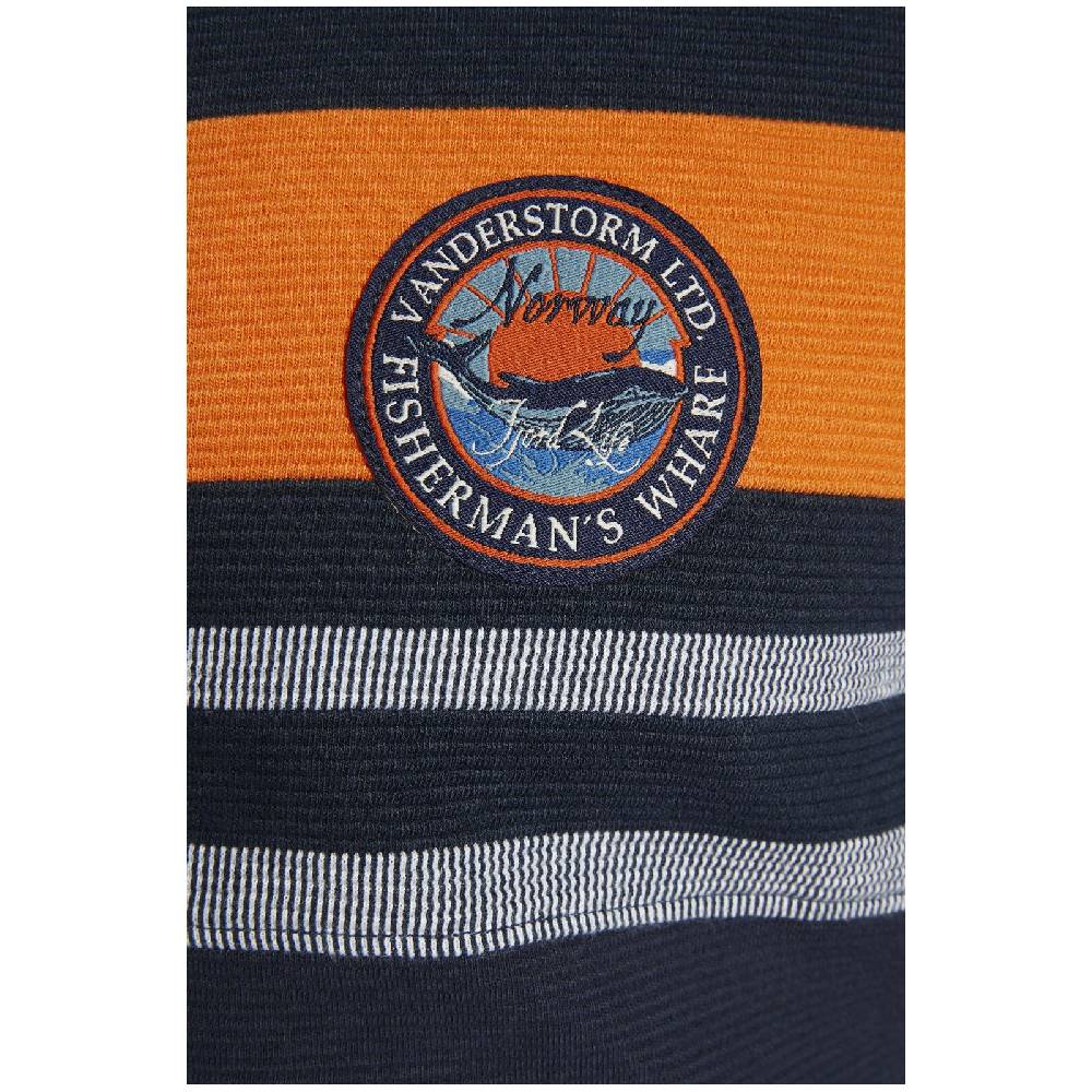 Jan Vanderstorm Sweatjacke HEELKO Dunkelblau