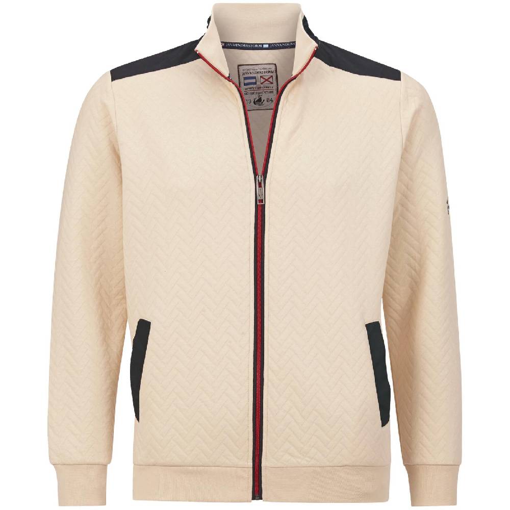 Jan Vanderstorm Sweatjacke HEIMO beige