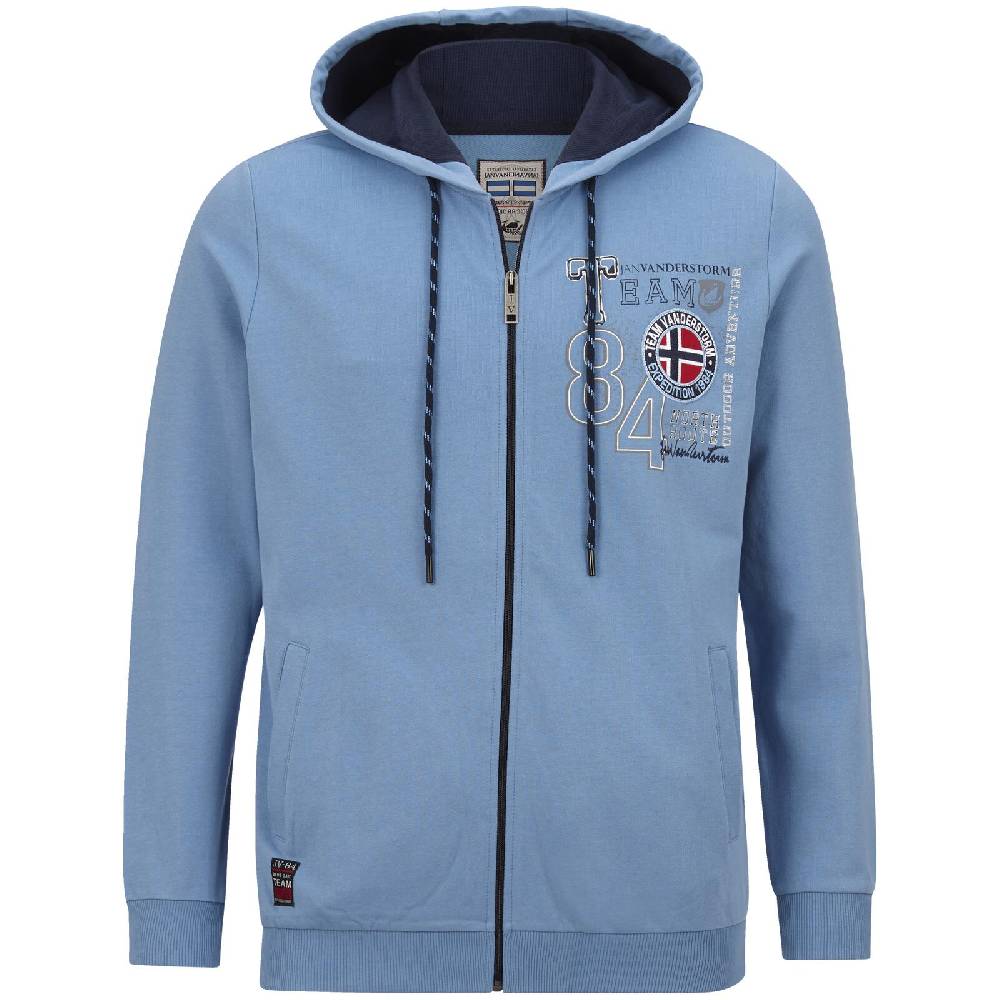 Jan Vanderstorm Sweatjacke HOLVAST blau