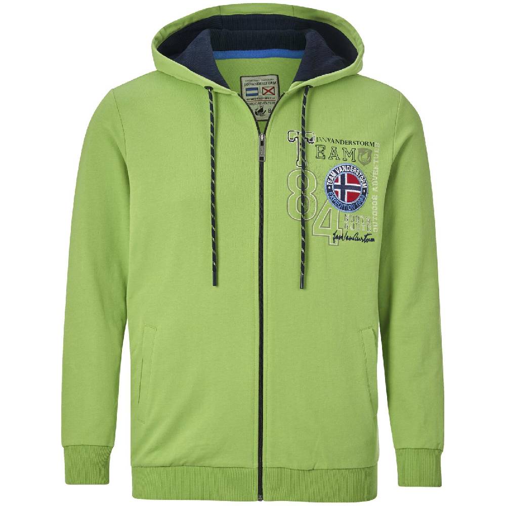 Jan Vanderstorm Sweatjacke HOLVAST grün