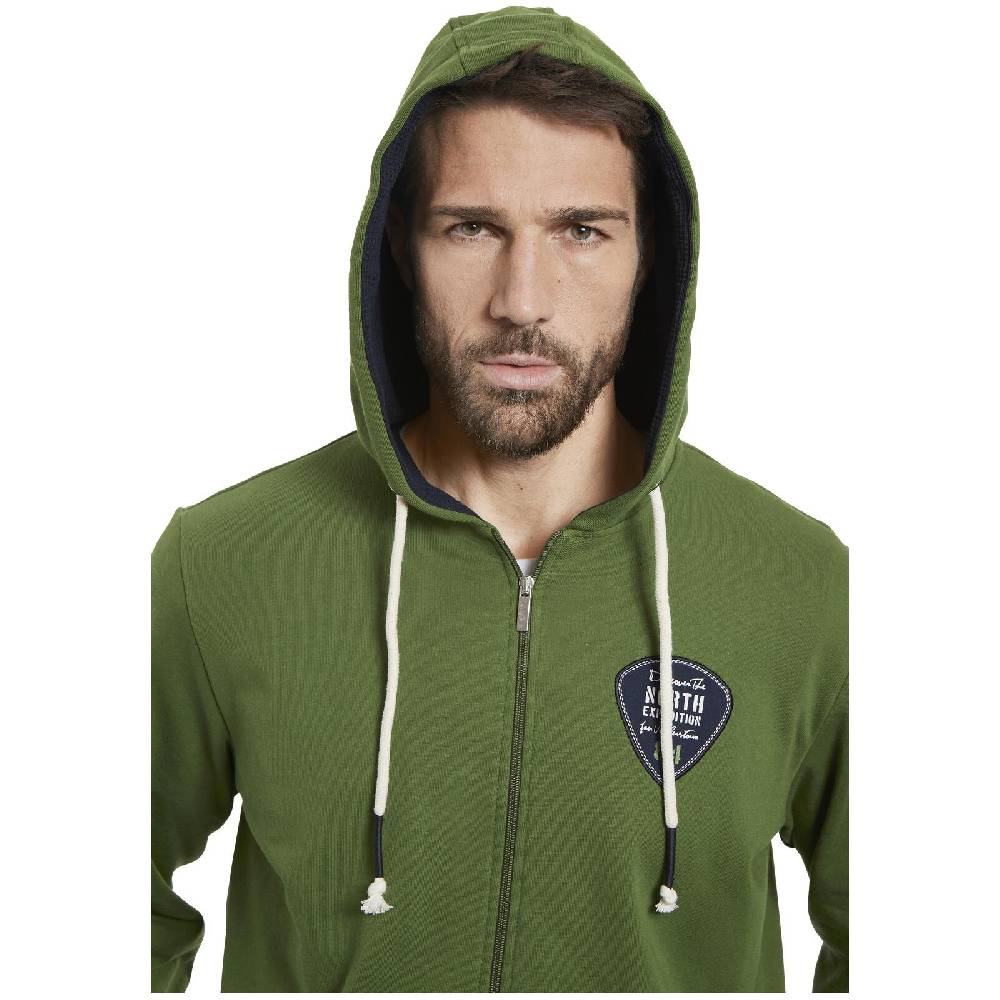 Jan Vanderstorm Sweatjacke INGWIN Grün