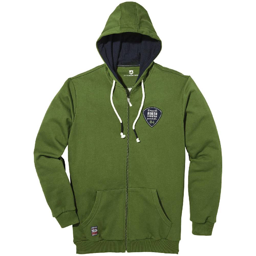 Jan Vanderstorm Sweatjacke INGWIN Grün