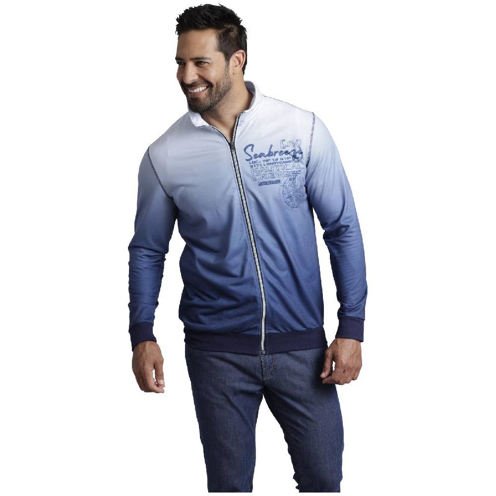 Jan Vanderstorm Sweatjacke JAIS Blau