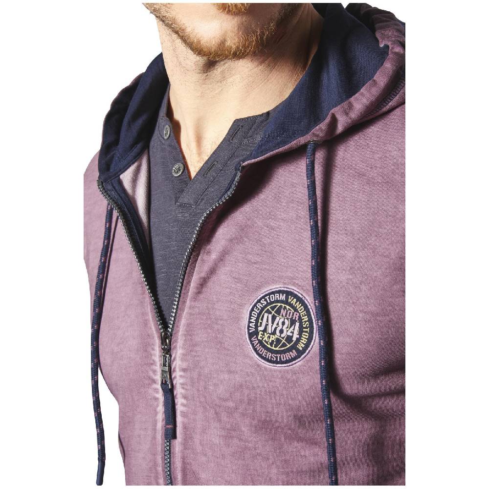 Jan Vanderstorm Sweatjacke PERKELMAN Helllila