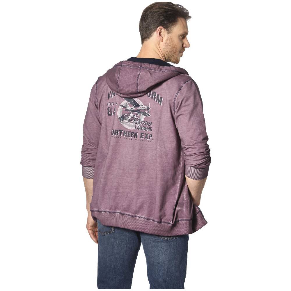 Jan Vanderstorm Sweatjacke PERKELMAN Helllila