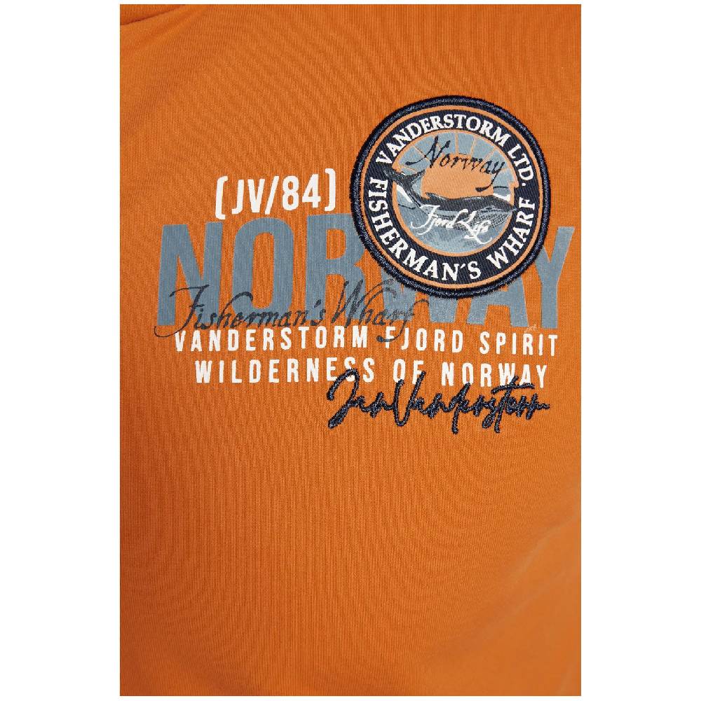 Jan Vanderstorm Sweatjacke RENKO Orange