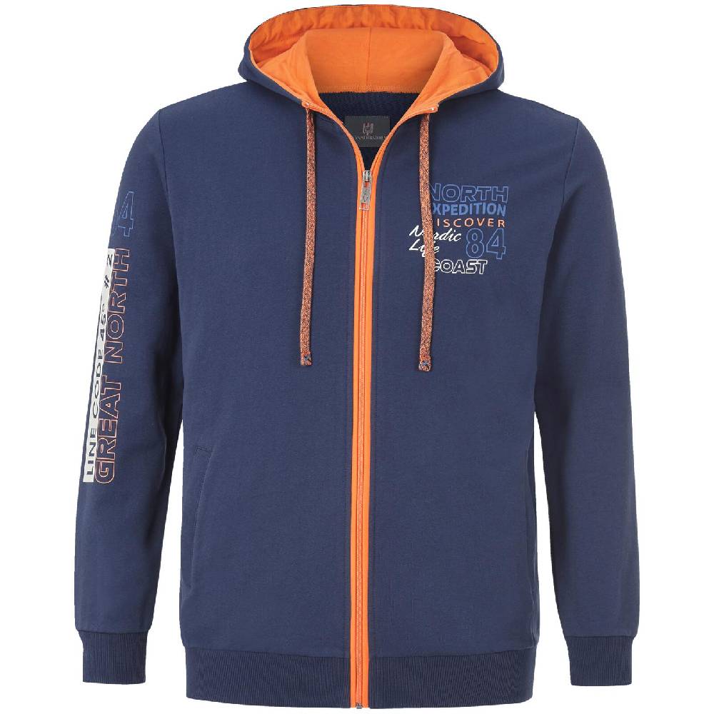 Jan Vanderstorm Sweatjacke RODERICH dunkelblau
