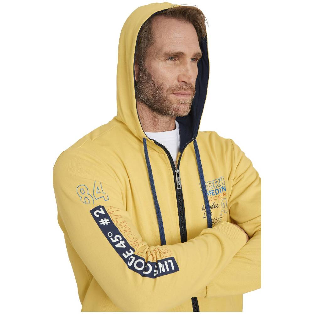Jan Vanderstorm Sweatjacke RODERICH Gelb