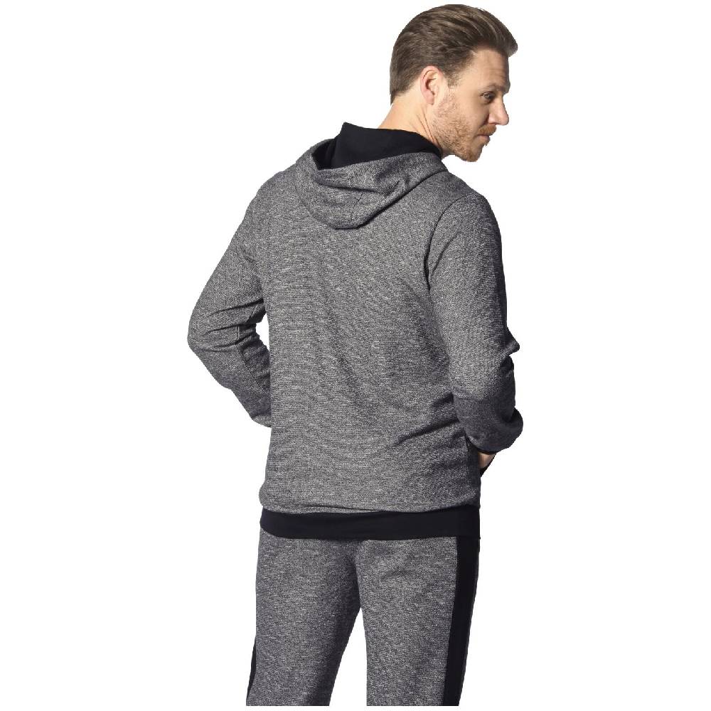 Jan Vanderstorm Sweatjacke RUMOLT Schwarz Melange