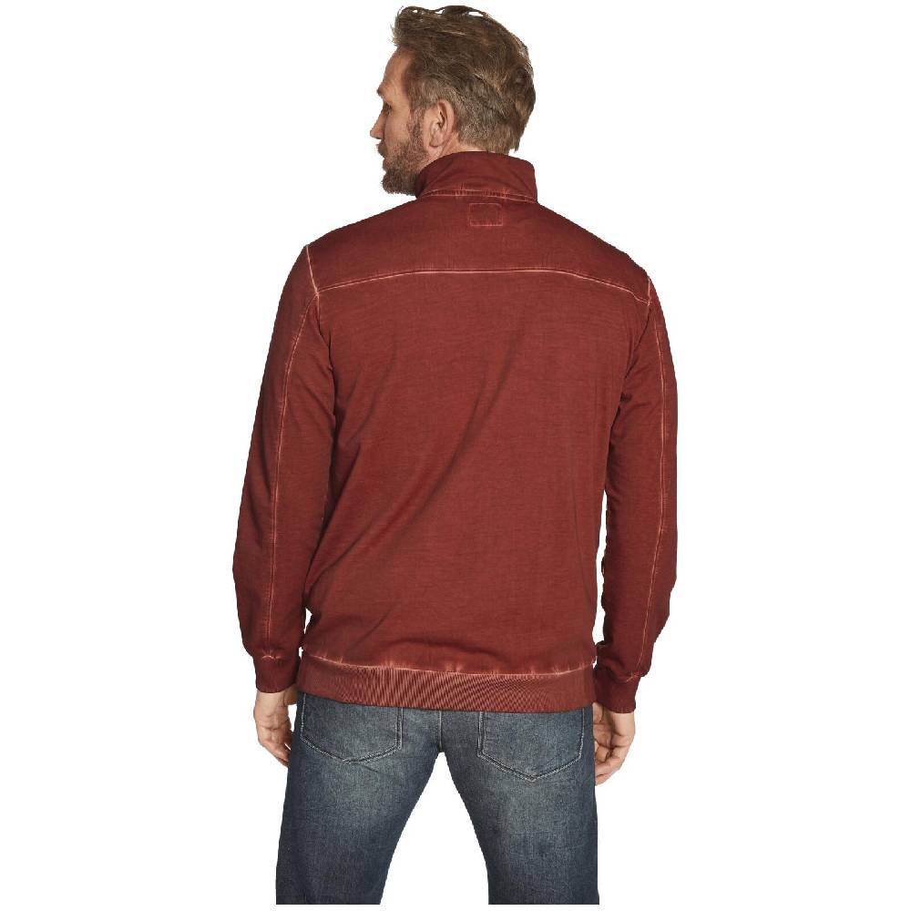 Jan Vanderstorm Sweatjacke SIVID Rot