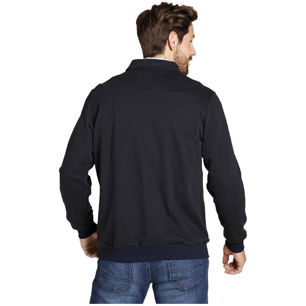 Jan Vanderstorm Sweatjacke TAPANI Dunkelblau