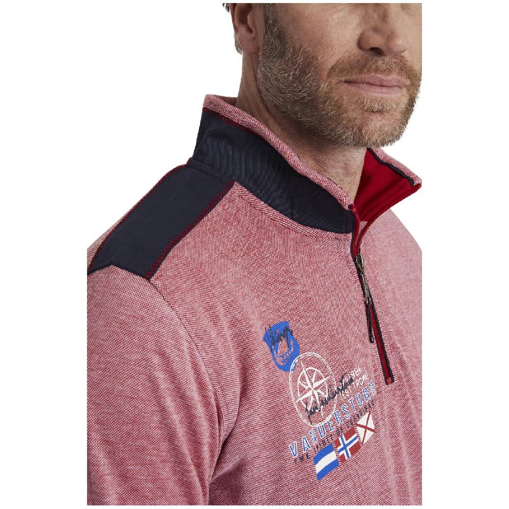 Jan Vanderstorm Sweatshirt ALVARIN Rot