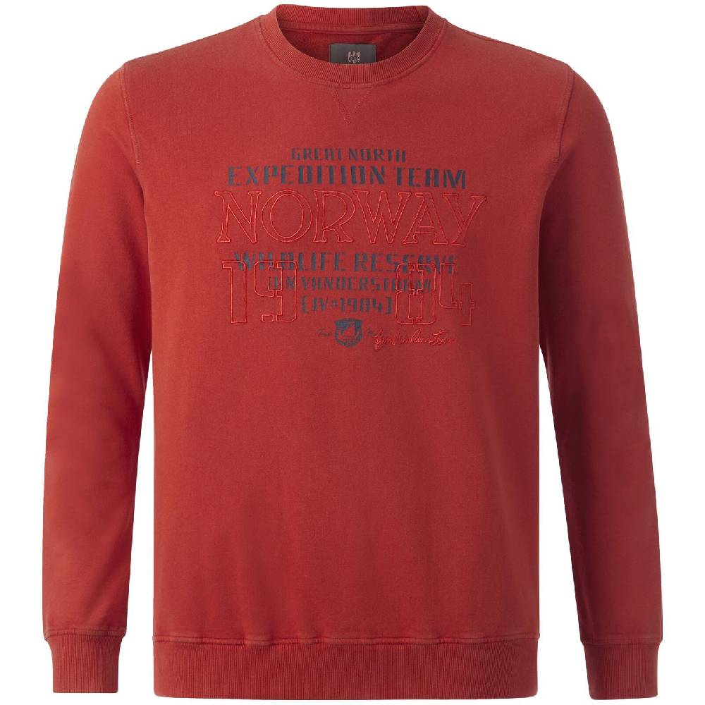 Jan Vanderstorm Sweatshirt AZZO rot