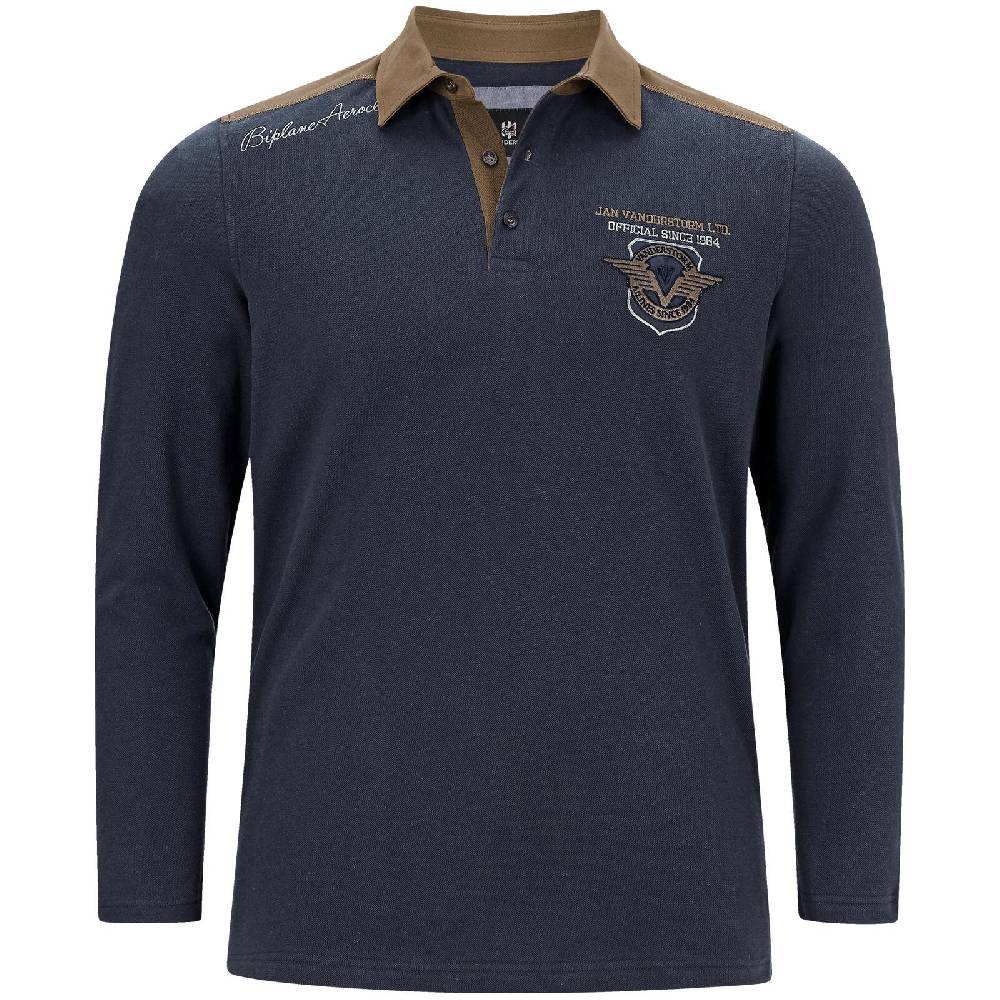 Jan Vanderstorm Sweatshirt BALDREK dunkelblau