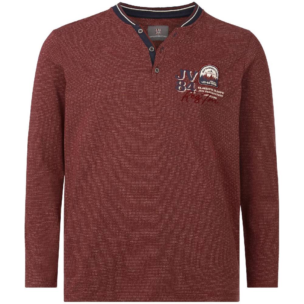 Jan Vanderstorm Sweatshirt BIRKIR dunkelorange