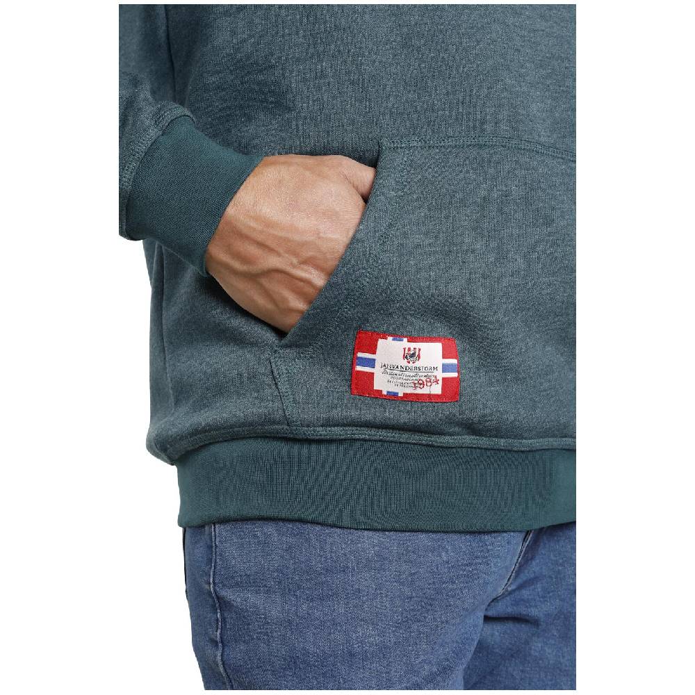Jan Vanderstorm Sweatshirt BLANKARD Petrol Melange