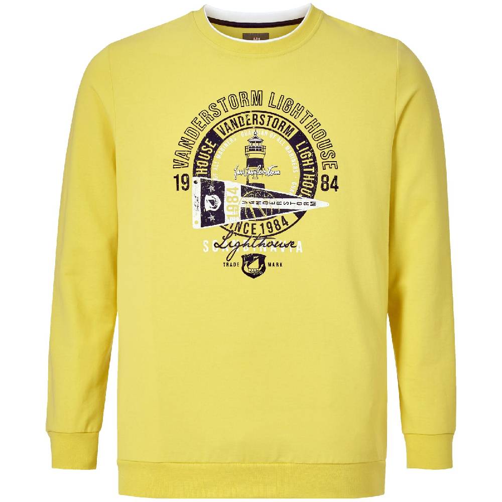 Jan Vanderstorm Sweatshirt DYRIK gelb
