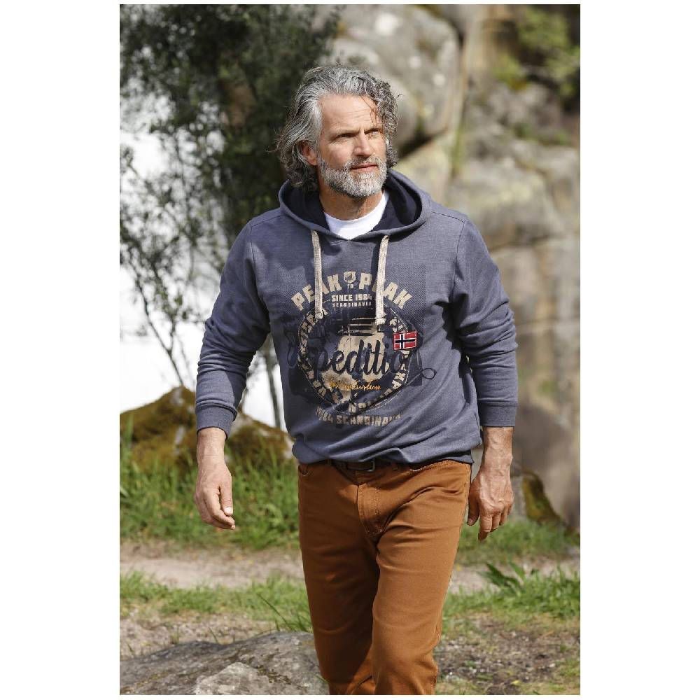 Jan Vanderstorm Sweatshirt ELLMAR Blau