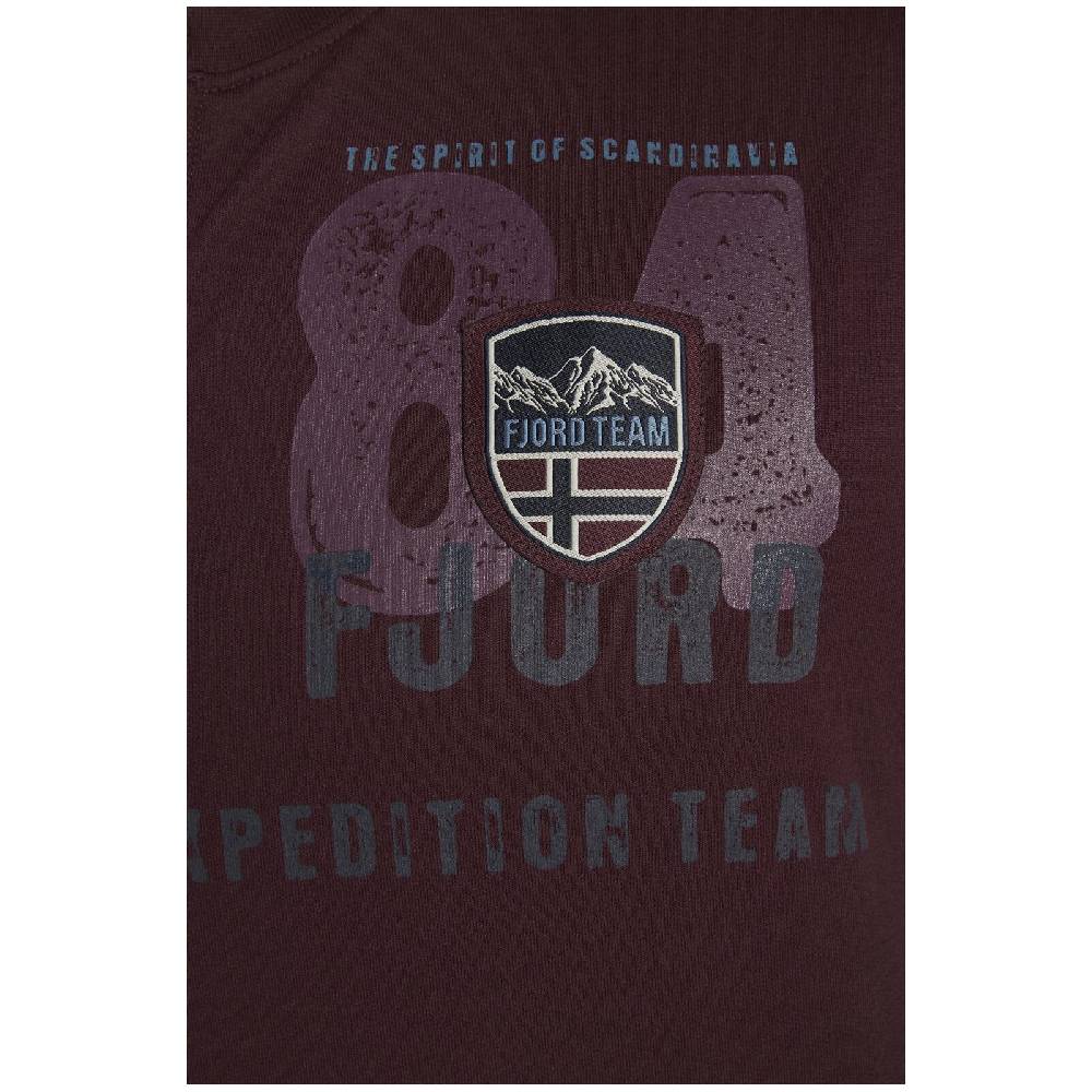 Jan Vanderstorm Sweatshirt FIONN Dunkelrot