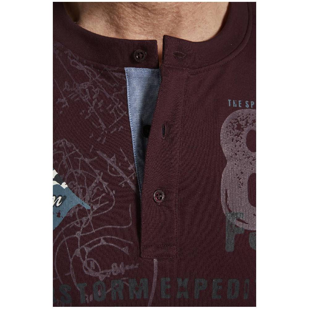 Jan Vanderstorm Sweatshirt FIONN Dunkelrot