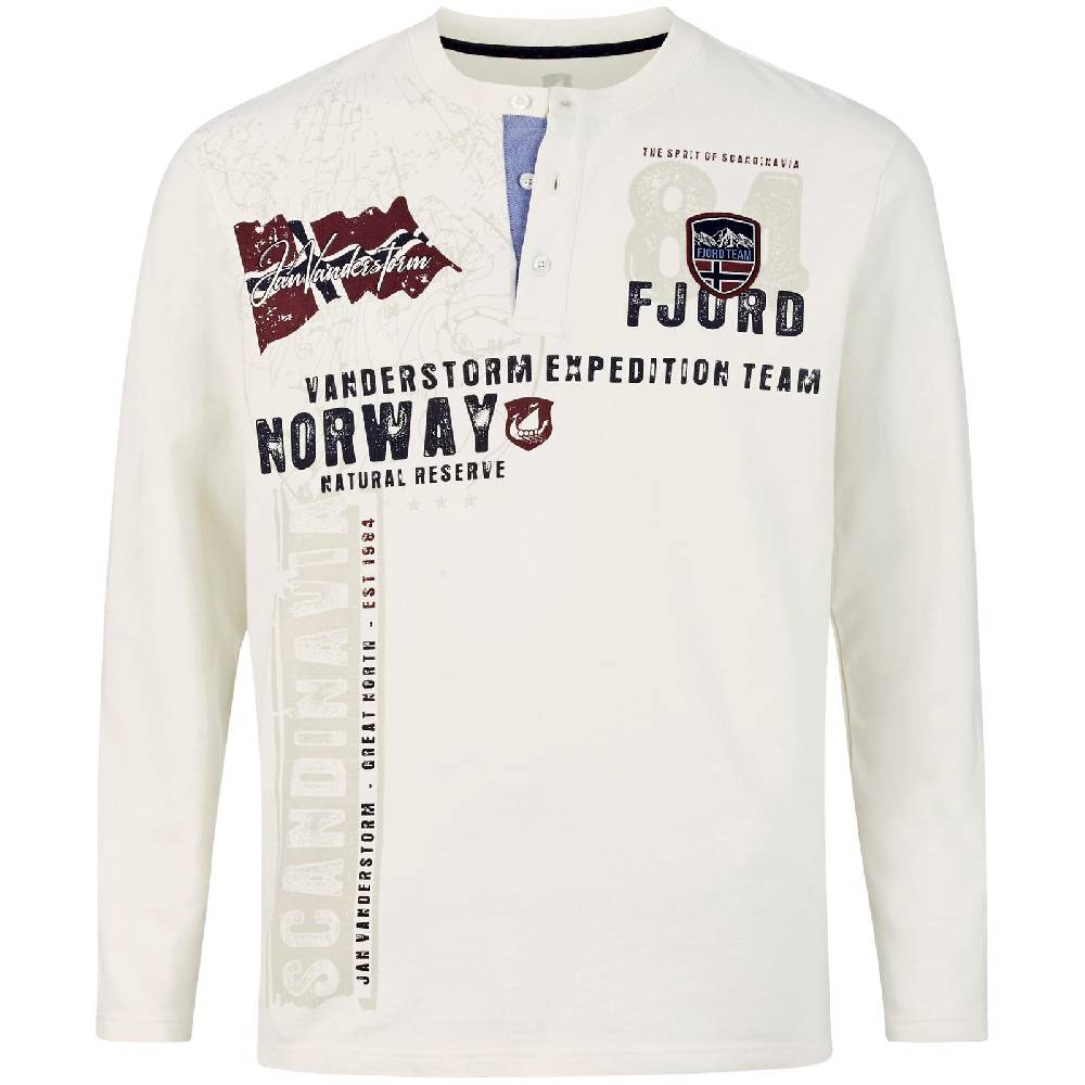 Jan Vanderstorm Sweatshirt FIONN wollweiß