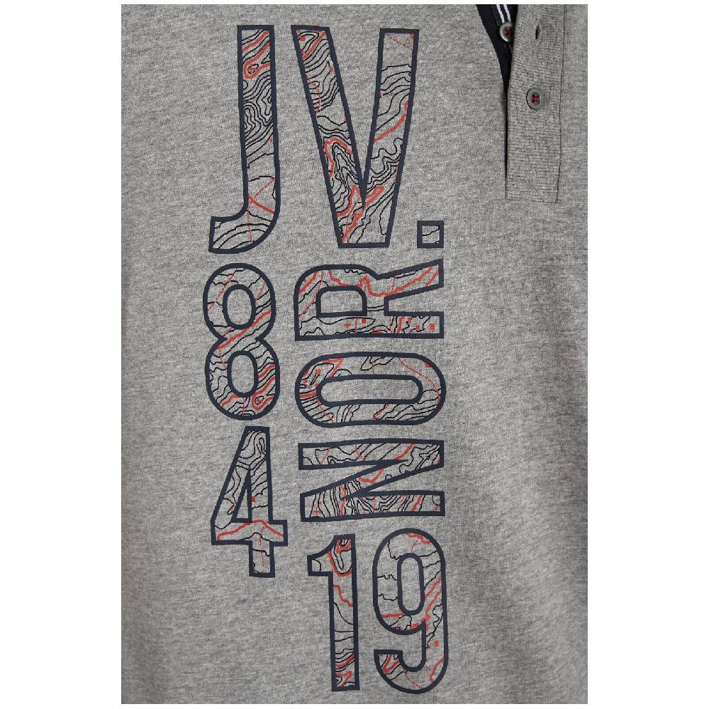 Jan Vanderstorm Sweatshirt GANDALV Grau Melange