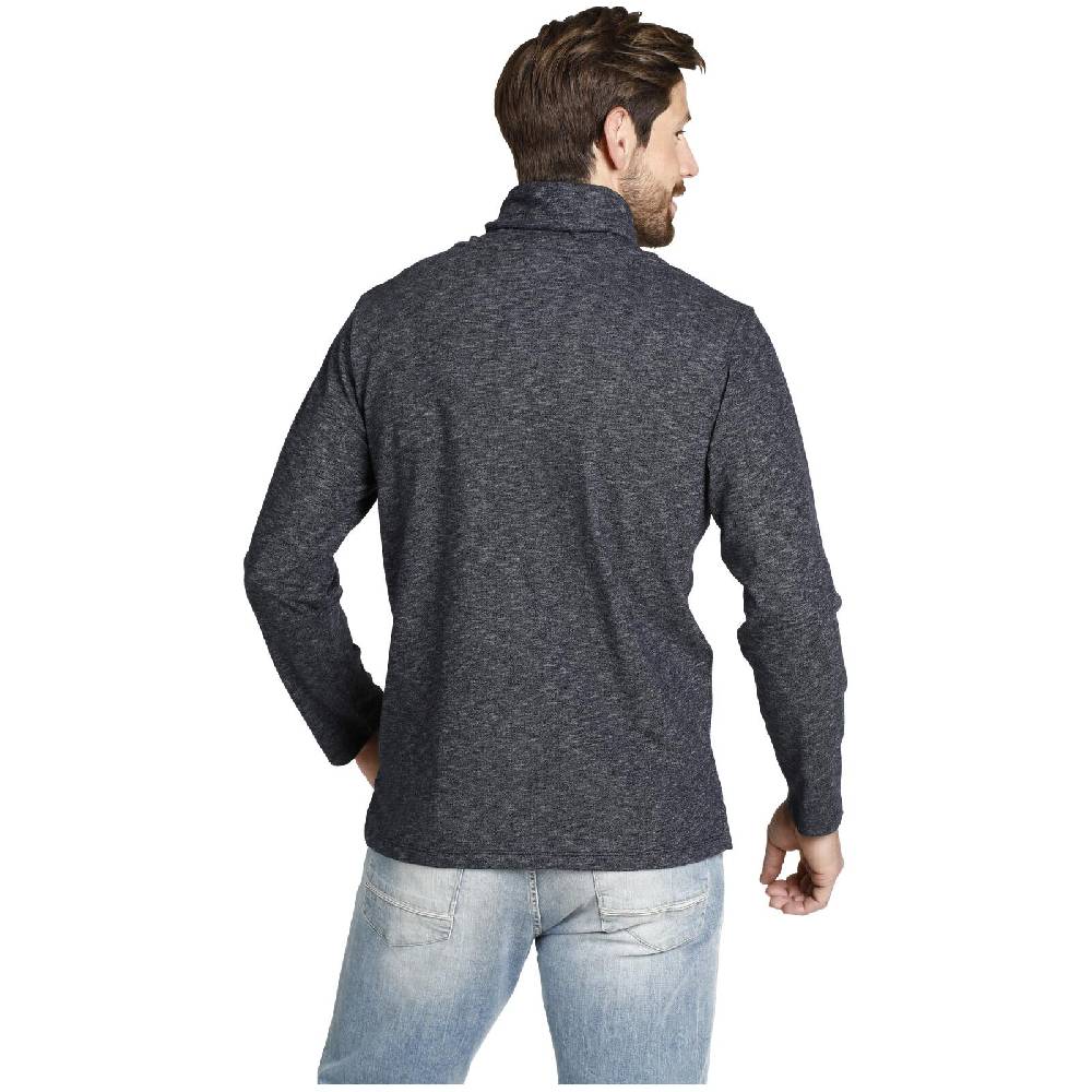 Jan Vanderstorm Sweatshirt HAGEN Blau Melange