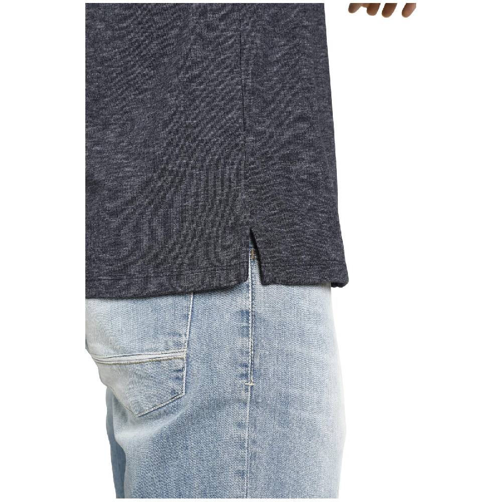 Jan Vanderstorm Sweatshirt HAGEN Blau Melange