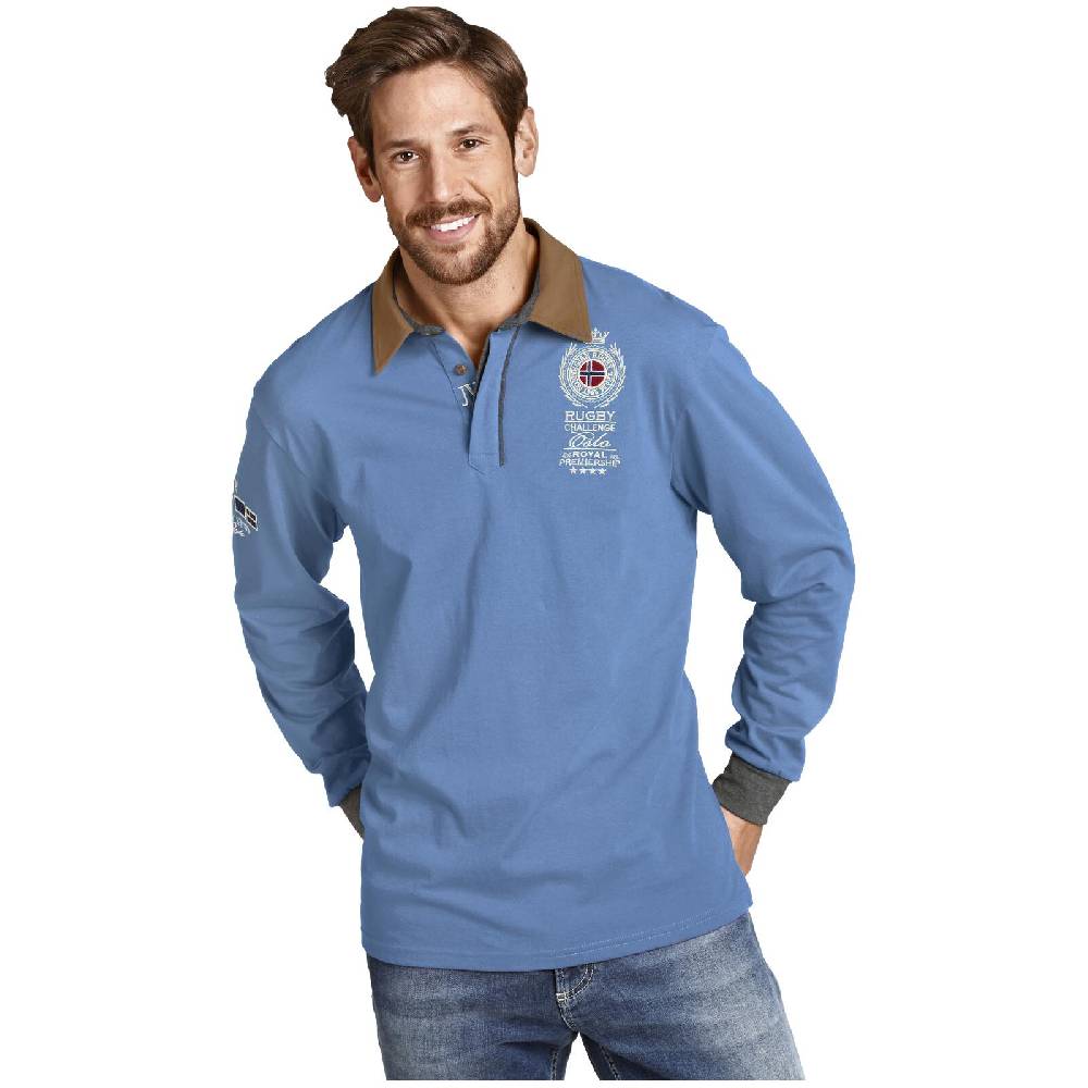 Jan Vanderstorm Sweatshirt JAARNE Hellblau