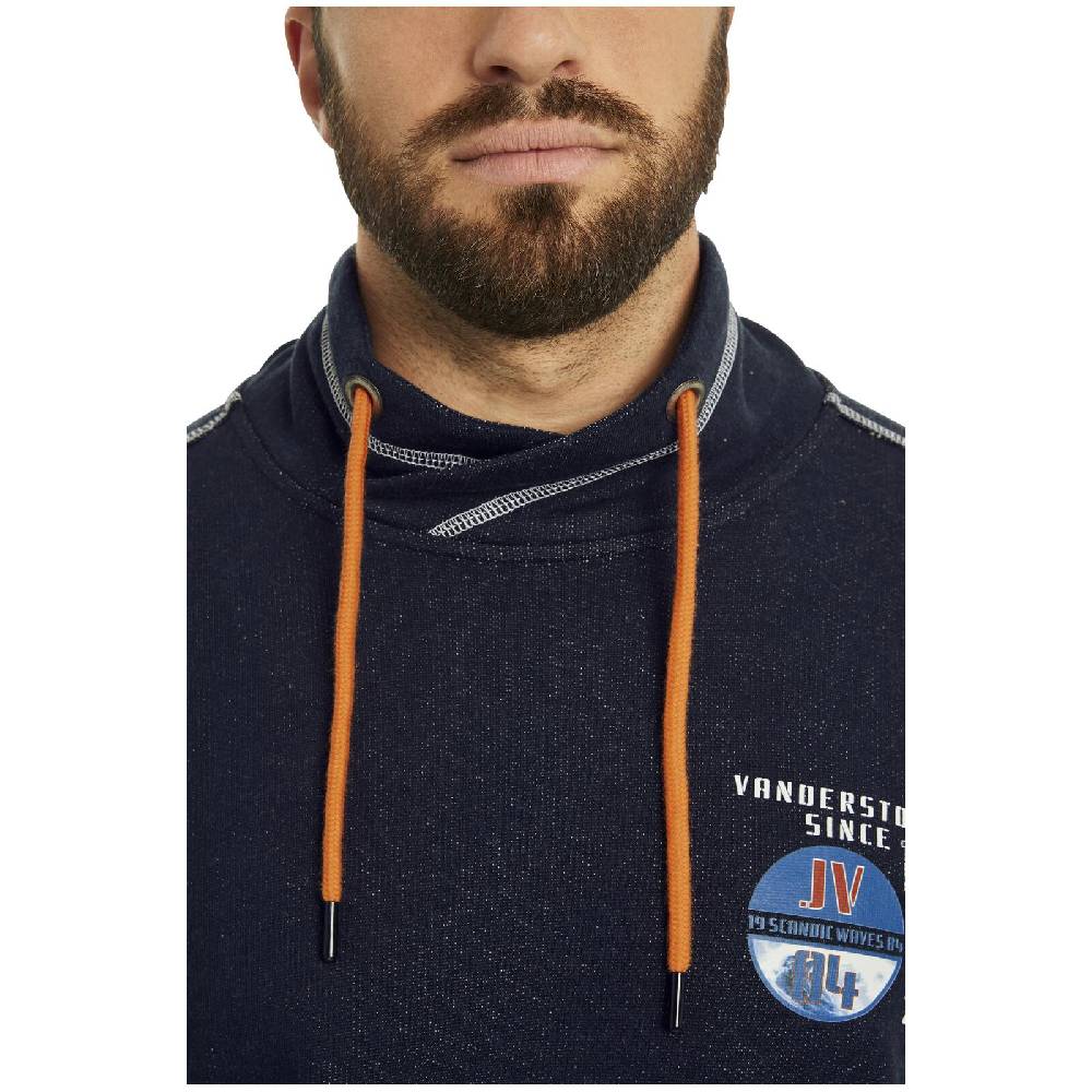 Jan Vanderstorm Sweatshirt JARMUND Dunkelblau