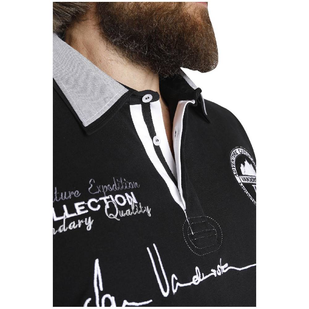 Jan Vanderstorm Sweatshirt JELLE Schwarz