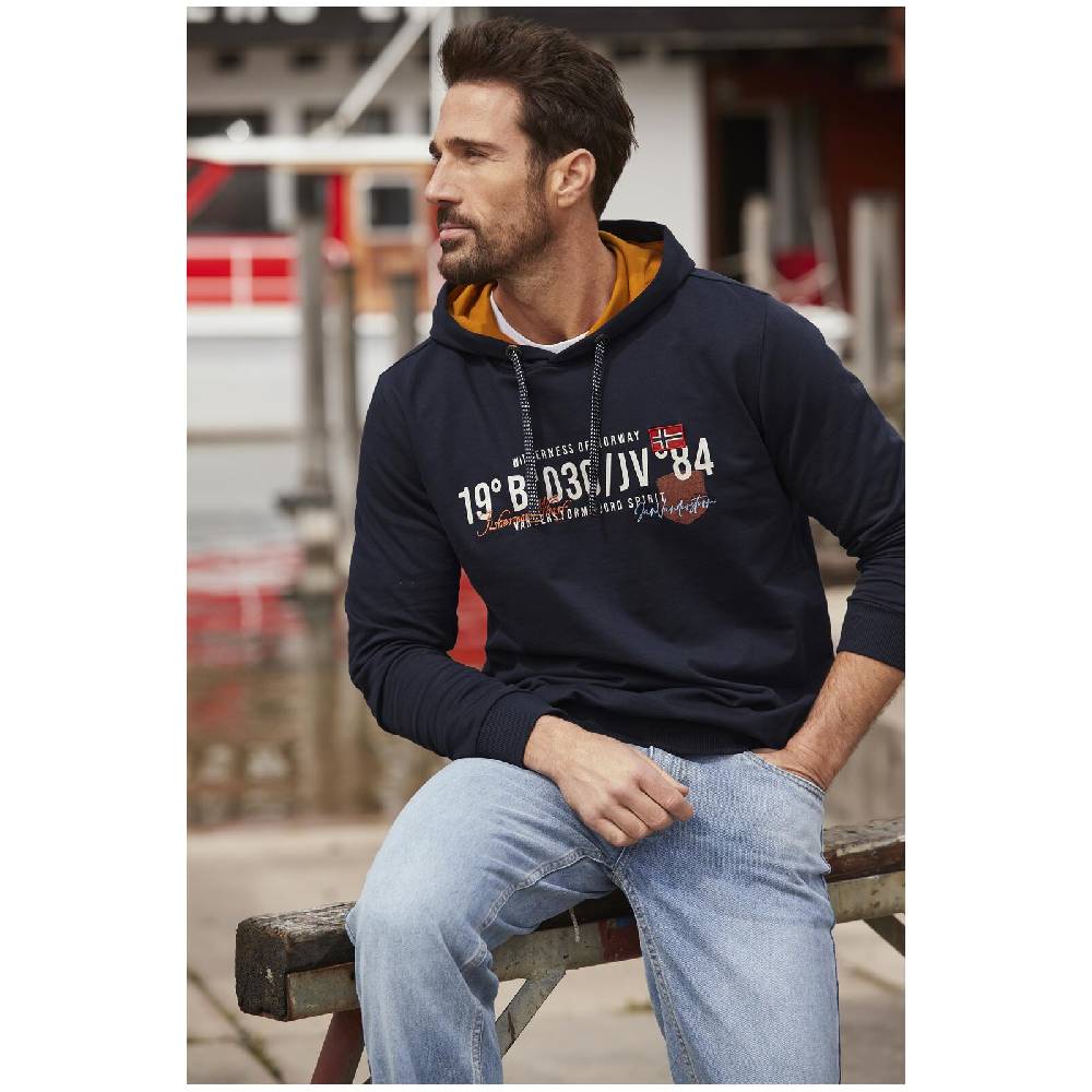 Jan Vanderstorm Sweatshirt JORRIT Dunkelblau