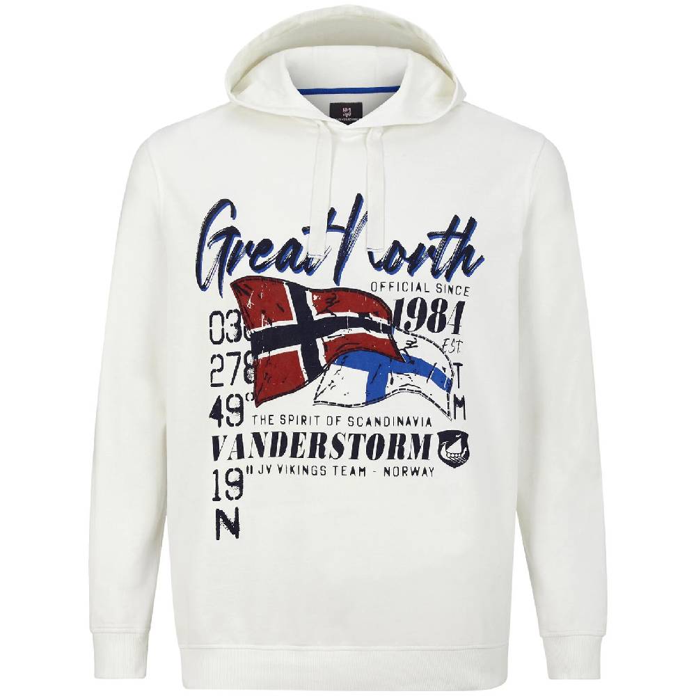 Jan Vanderstorm Sweatshirt JOUPPI weiß