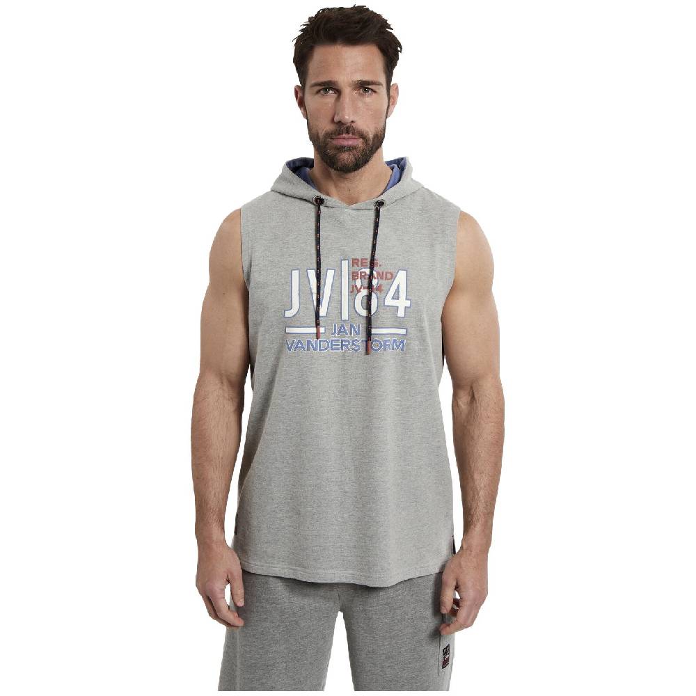 Jan Vanderstorm Sweatshirt LEWI Grau Melange