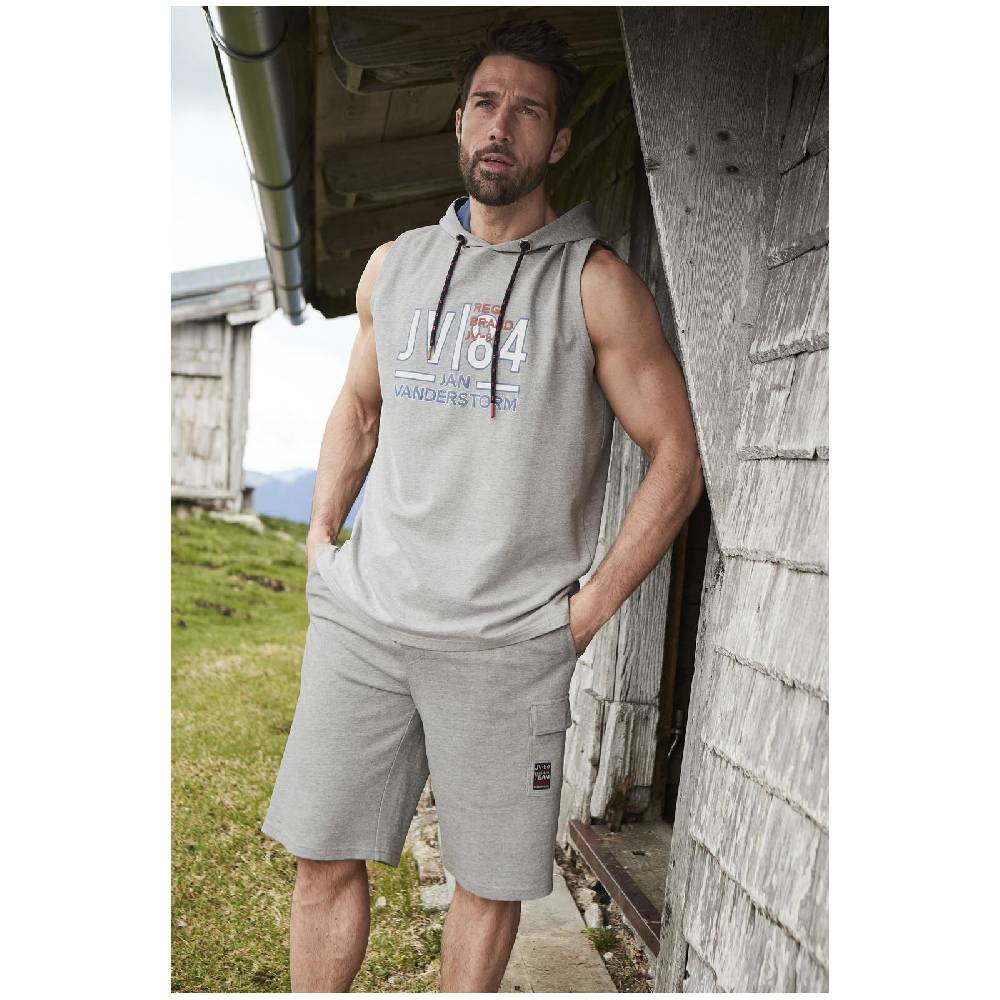 Jan Vanderstorm Sweatshirt LEWI Grau Melange