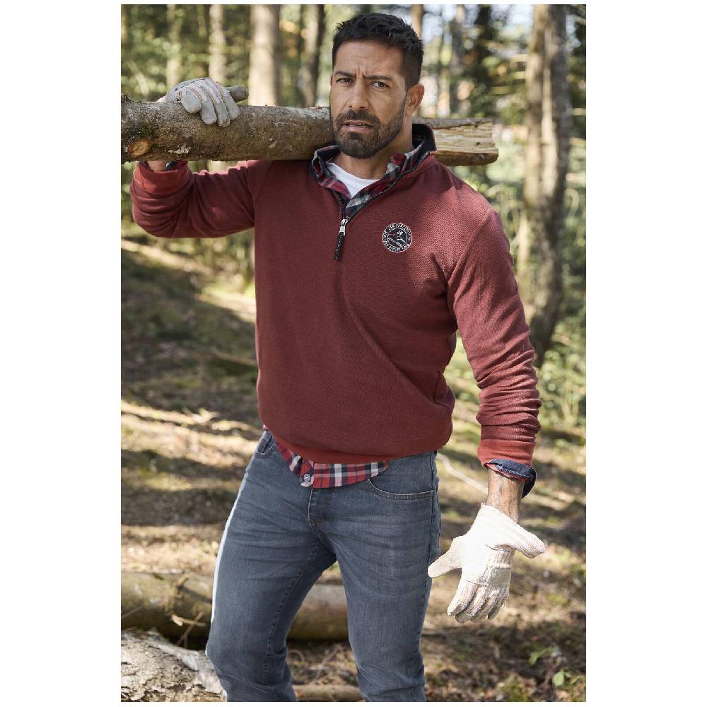 Jan Vanderstorm Sweatshirt MARKWARD Dunkelrot