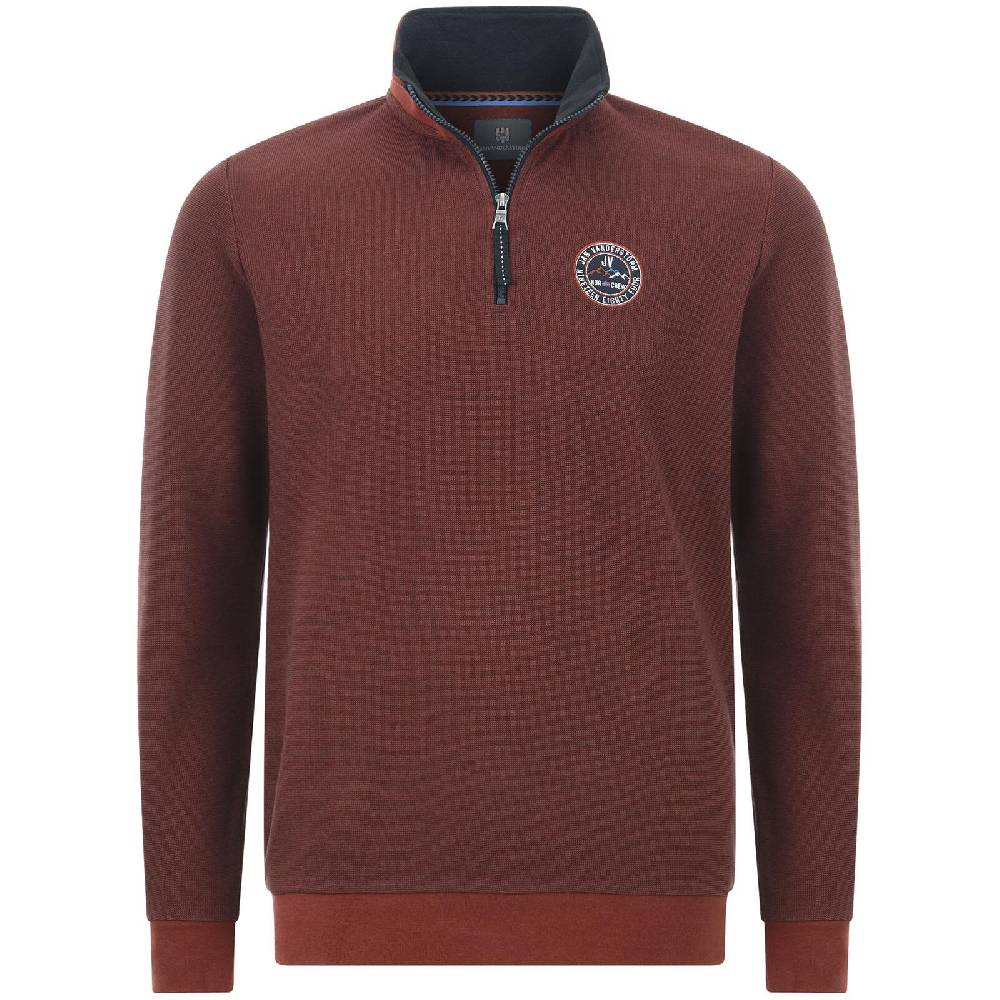 Jan Vanderstorm Sweatshirt MARKWARD dunkelrot