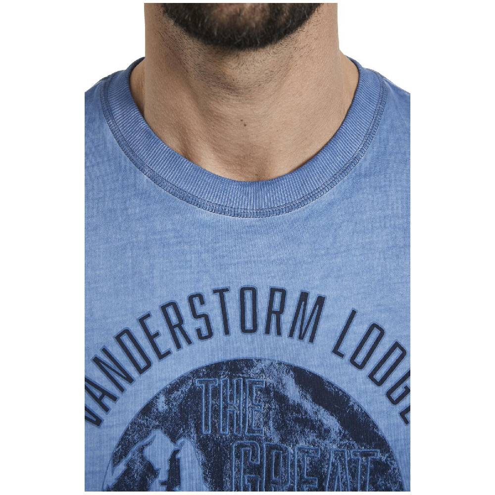 Jan Vanderstorm Sweatshirt NANDRAD Blau