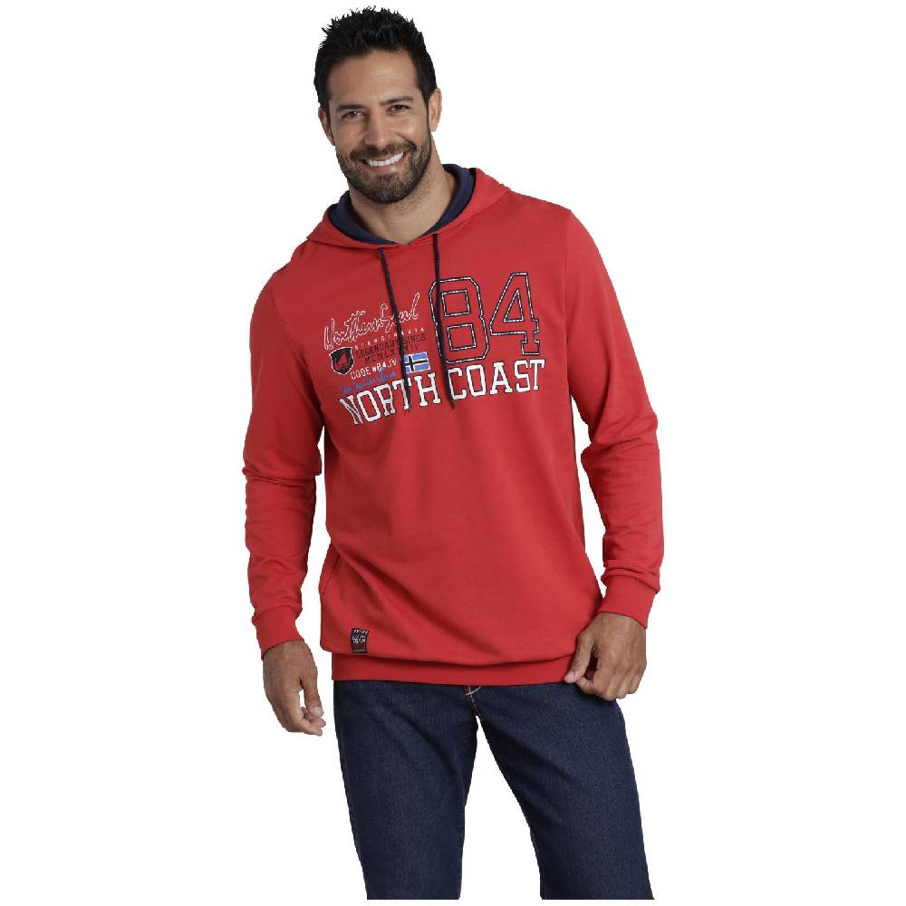 Jan Vanderstorm Sweatshirt NICKLAS Rot
