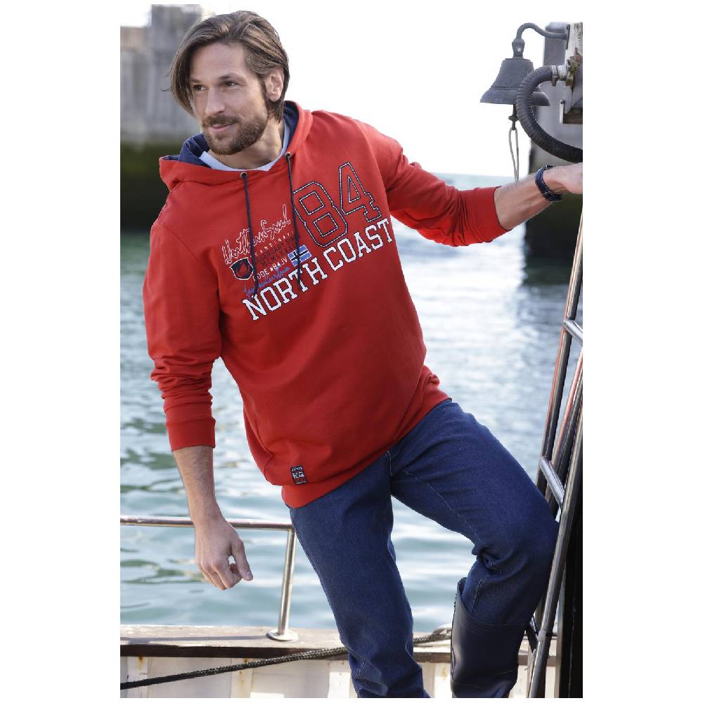 Jan Vanderstorm Sweatshirt NICKLAS Rot