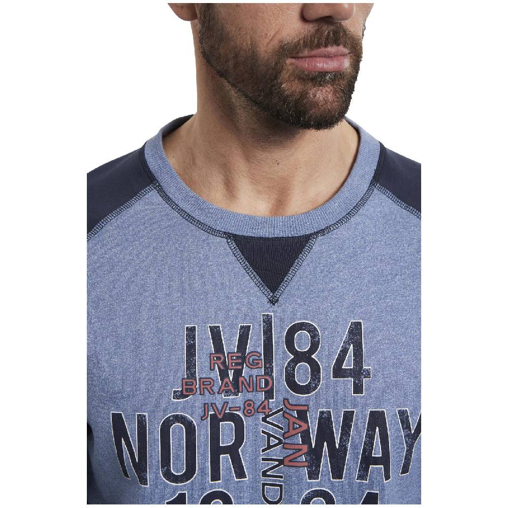 Jan Vanderstorm Sweatshirt OWEN Blau