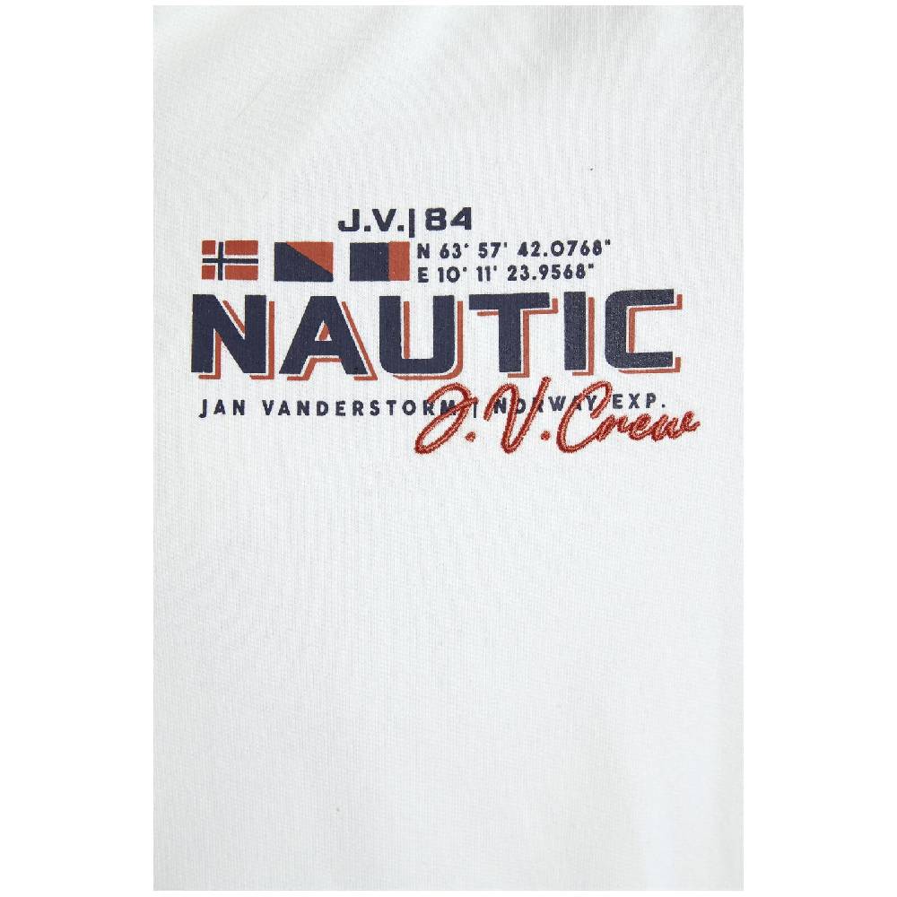 Jan Vanderstorm Sweatshirt ROSSKJELL Wollweiß