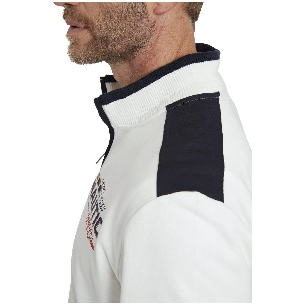 Jan Vanderstorm Sweatshirt ROSSKJELL Wollweiß