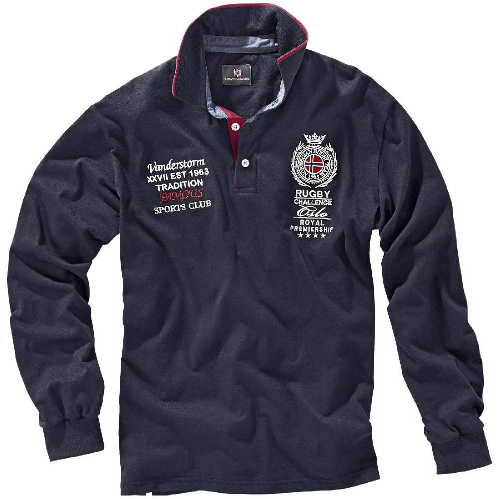 Jan Vanderstorm Sweatshirt SIGVAT Dunkelblau