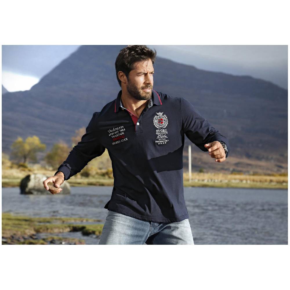 Jan Vanderstorm Sweatshirt SIGVAT Dunkelblau