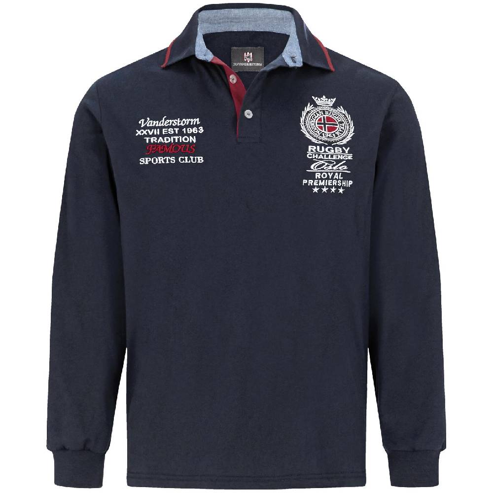 Jan Vanderstorm Sweatshirt SIGVAT dunkelblau