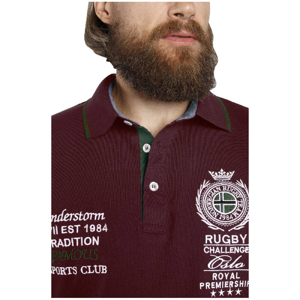 Jan Vanderstorm Sweatshirt SIGVAT Dunkelrot