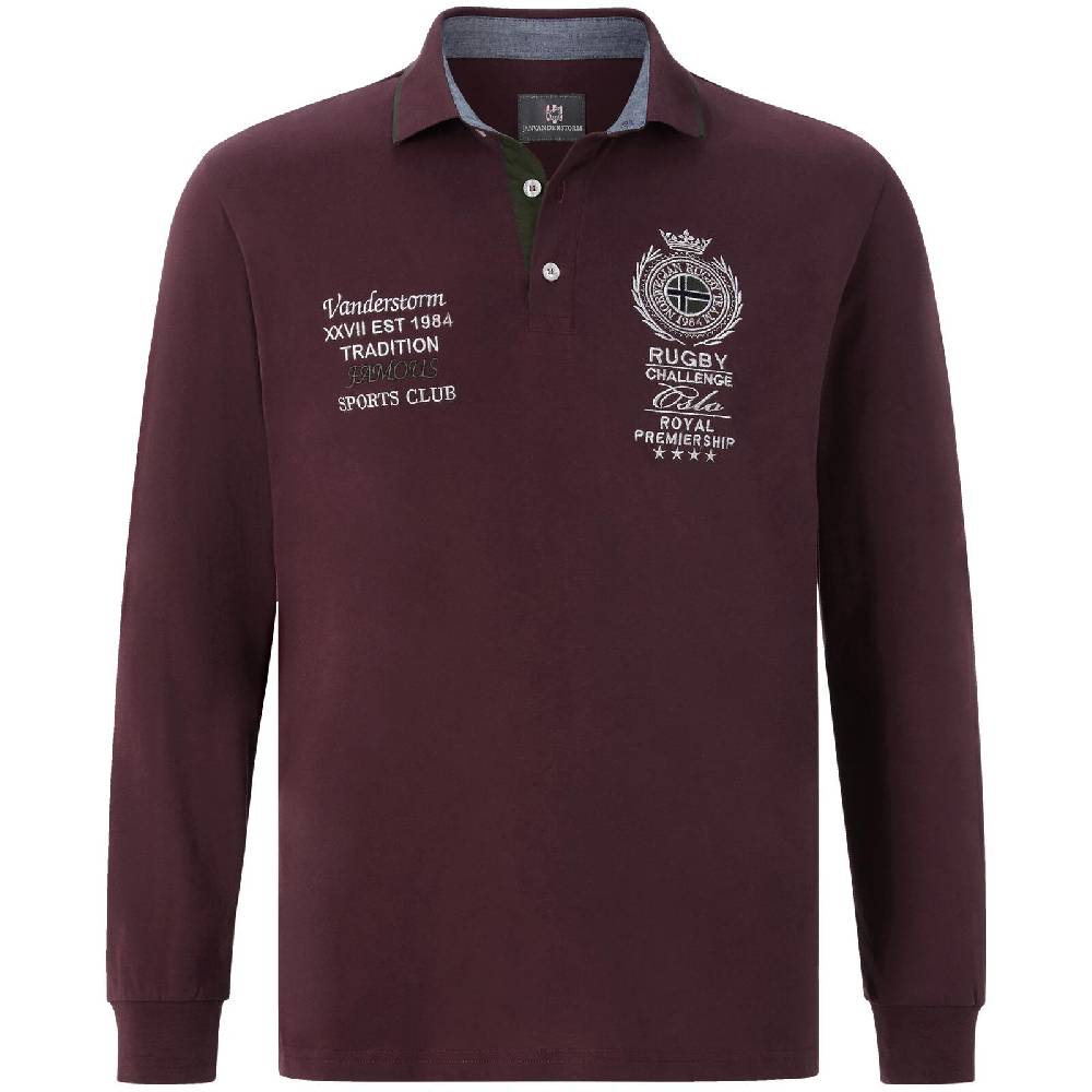 Jan Vanderstorm Sweatshirt SIGVAT dunkelrot