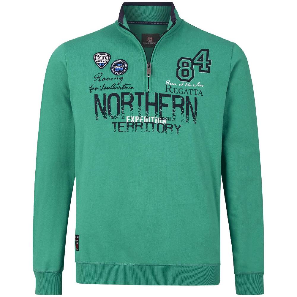 Jan Vanderstorm Sweatshirt STIG grün